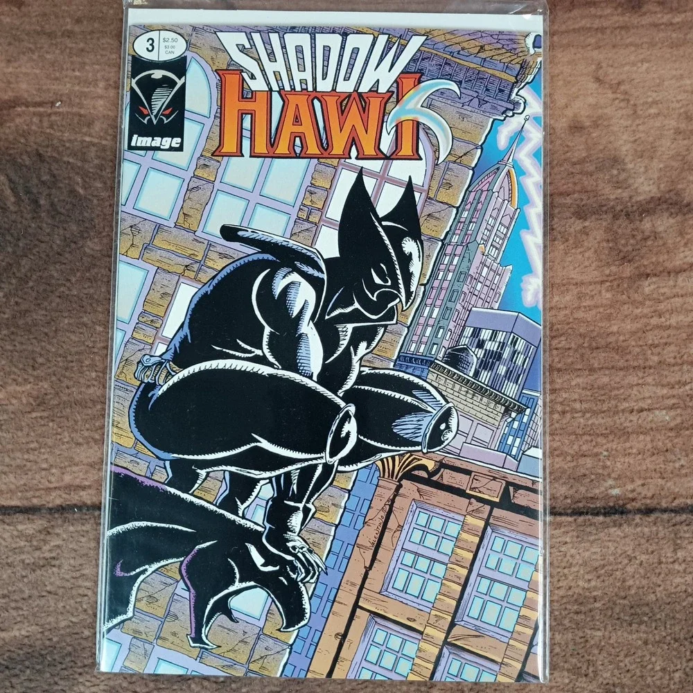 Image Comics ShadowHawk Comic Book Lot OS Black Excellent Foil Embossed Cover - Picture 3 of 3